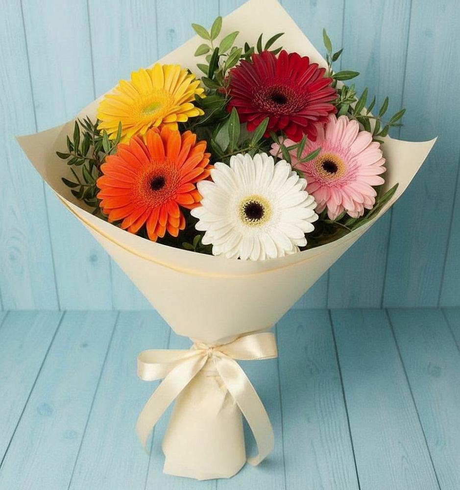 Букет цветов из: Герберы в Таёжном