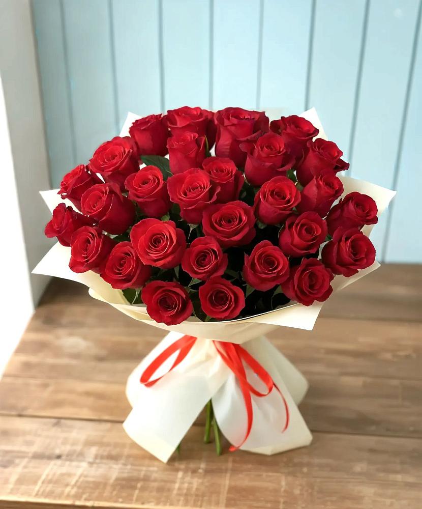 Букет 29 Красных роз в Таёжном