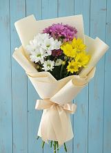 Букет цветов из:  Хризантемы в Таёжном