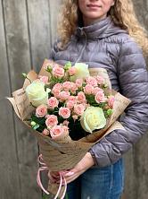 Букет цветов из:  Розы в Таёжном