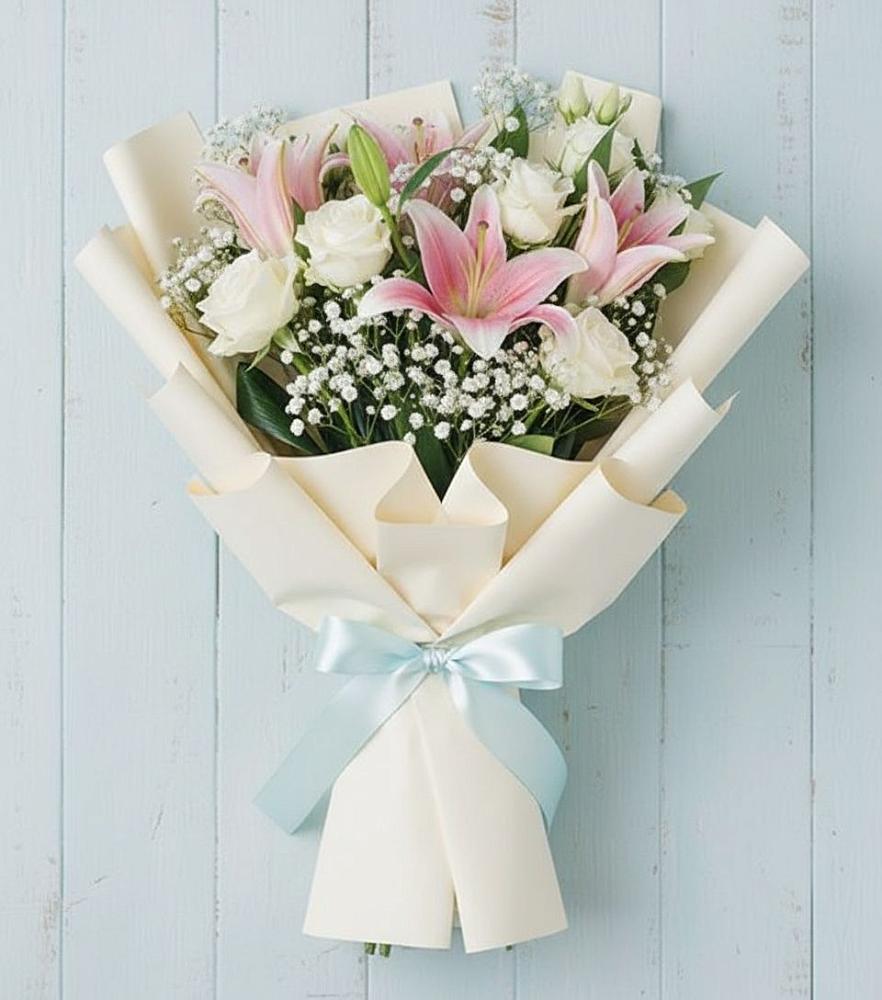 Букет цветов из: Лилии в Таёжном