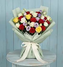 Букет цветов из:  Розы в Таёжном