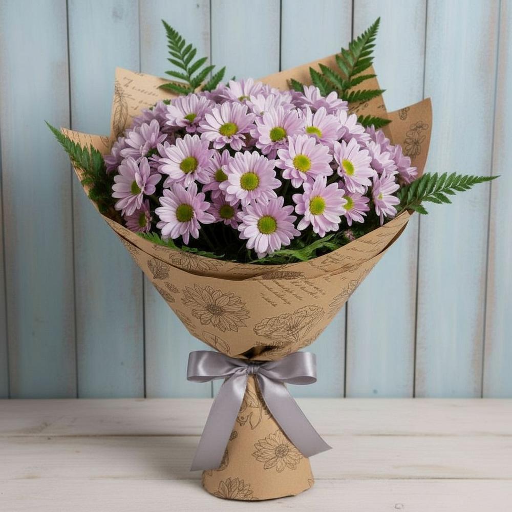 Букет цветов из: Хризантемы в Таёжном