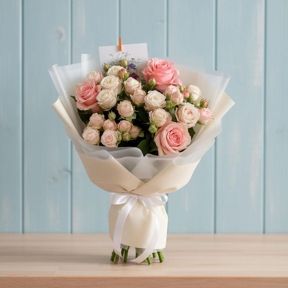 Букет цветов из: Розы в Таёжном