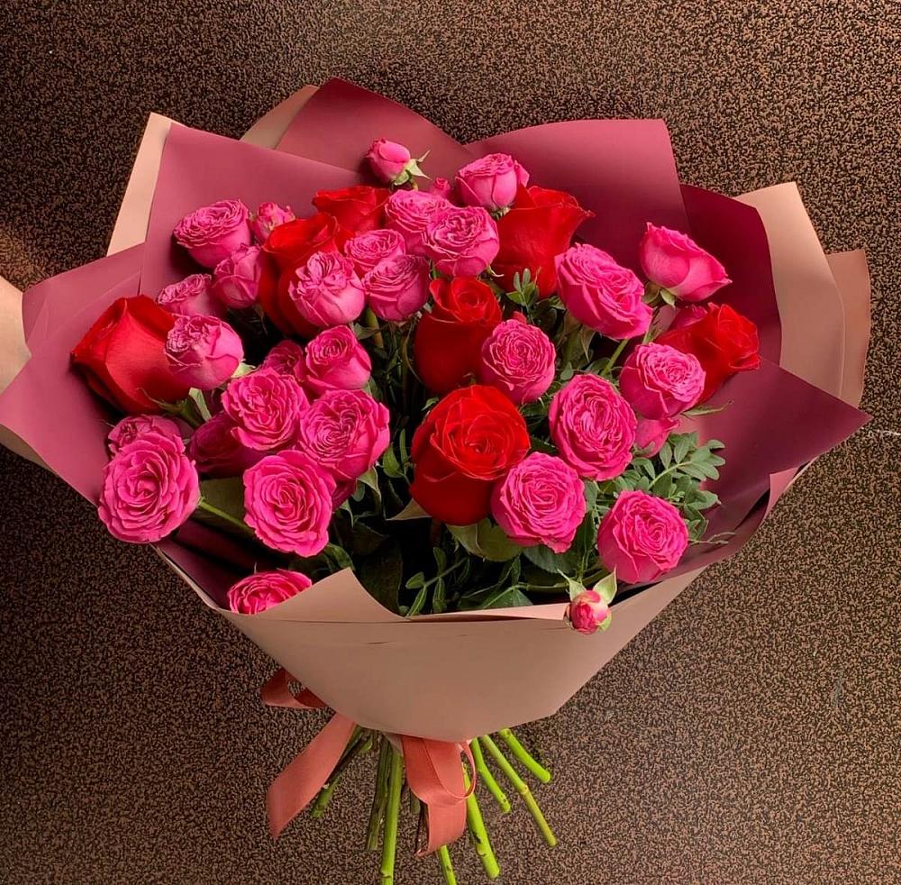 Букет В объятьях нежности в Таёжном