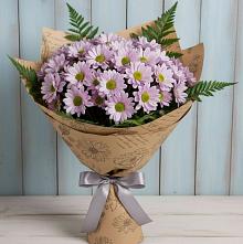 Букет цветов из:  Хризантемы #REPLACE_PRED# Таёжном