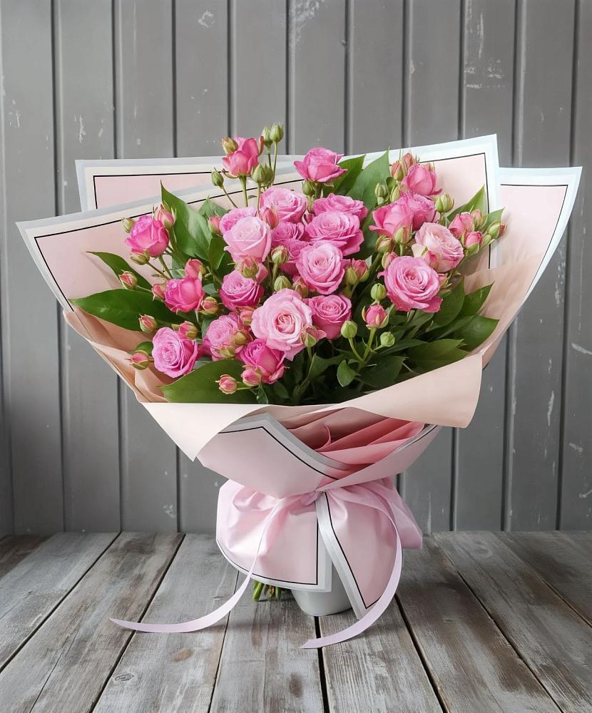 Букет Розовый кустик в Таёжном