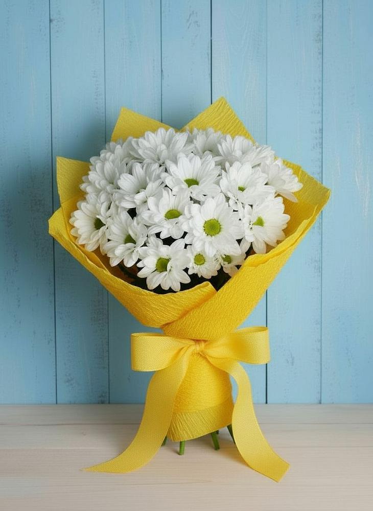 Букет цветов из: Хризантемы в Таёжном