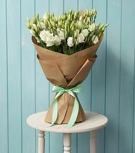 Букет цветов из:  Лизиантусы в Таёжном