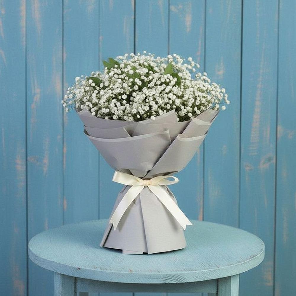 Букет цветов из: Гипсофила в Таёжном