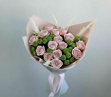 Букет цветов из:  Розы и Хризантемы в Таёжном