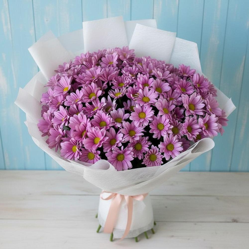 Букет цветов из: Хризантемы в Таёжном