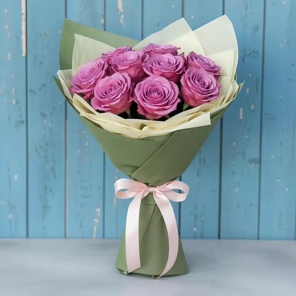 Букет Розы Фёрст Леди в Таёжном