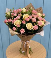 Букет цветов из:  Розы в Таёжном