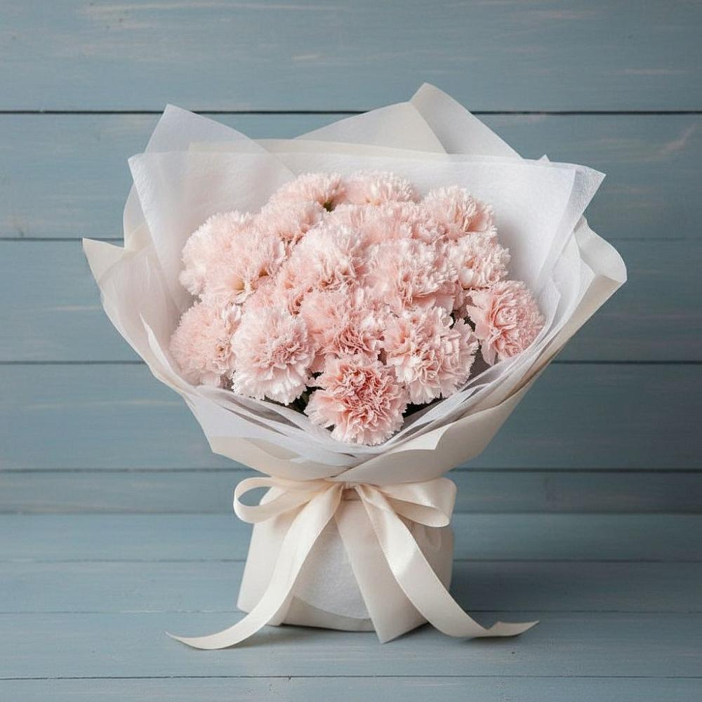 Букет цветов из: Гвоздики в Таёжном