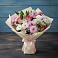 Букет цветов из: Хризантемы, Альстромерии и Розы в Таёжном